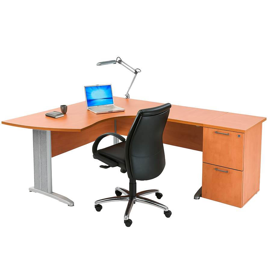 L-Shaped Executive Office Desk #22