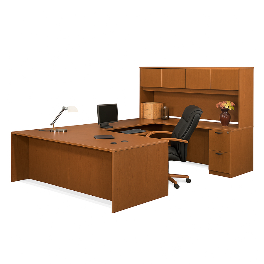 L-Shaped Executive Office Desk #13