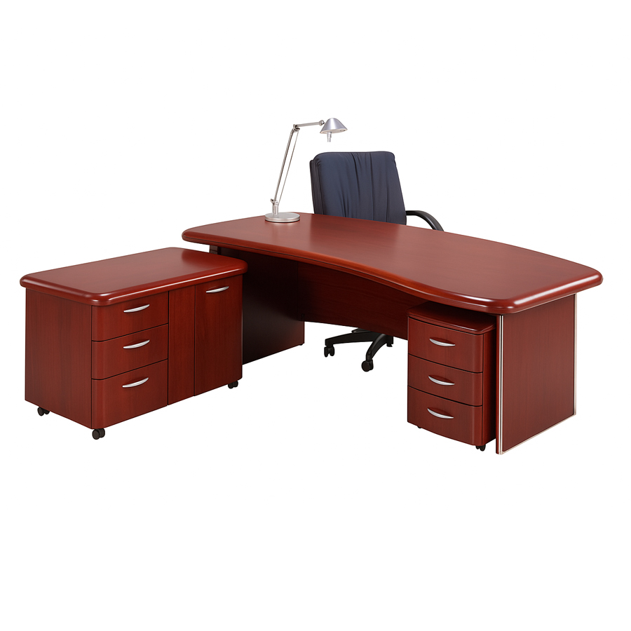 Executive Curved Office Desk #11