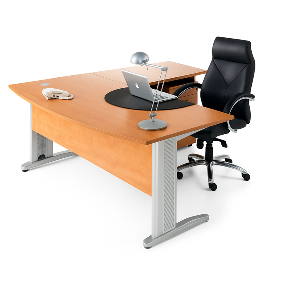 Curved Executive Office Desk #7