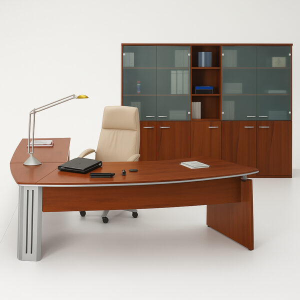 Modern L-Shaped Executive Office Desk #47
