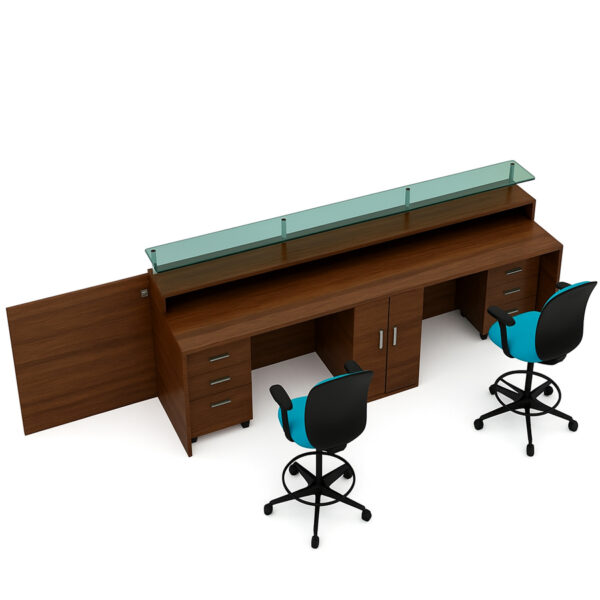 Modern Double Reception Desk #21