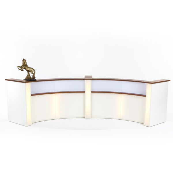Double Curved Reception Desk #17