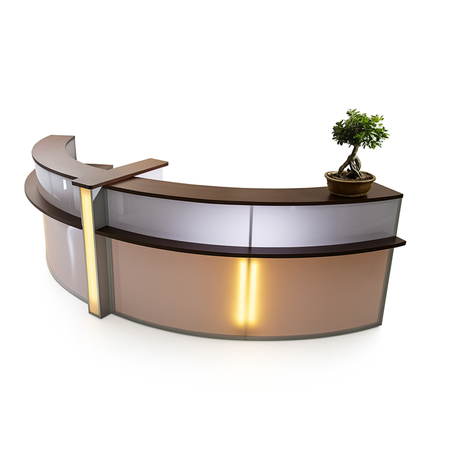Curved Reception Desk #16