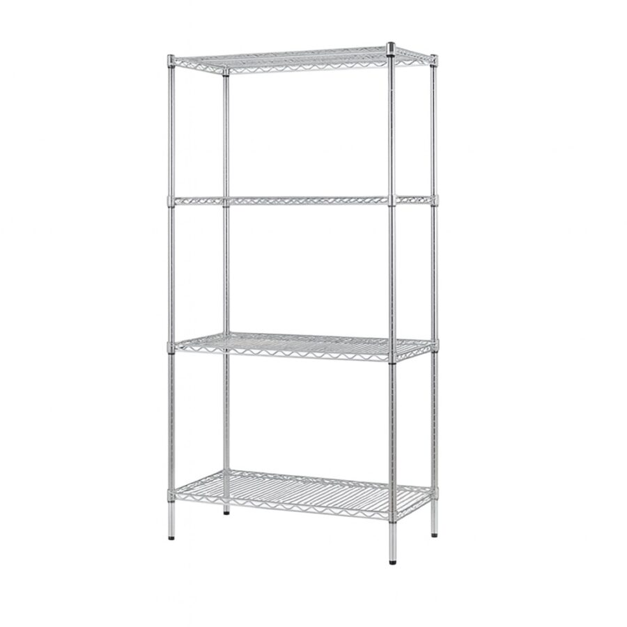 Light-Duty 4-Tier Metal Storage Rack #8