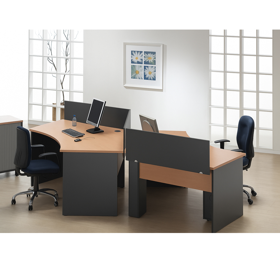 4-Seater Modular Office Workstation #49
