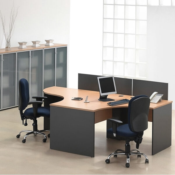 2-Person Face-to-Face Workstation Desk #44