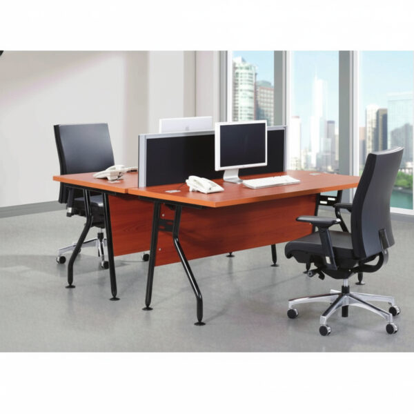 4-Person Straight Bench Workstation #40