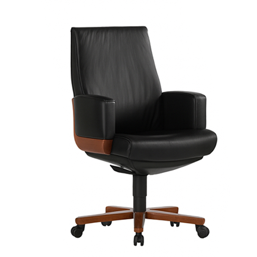 Luxury Black Leather Chair #83