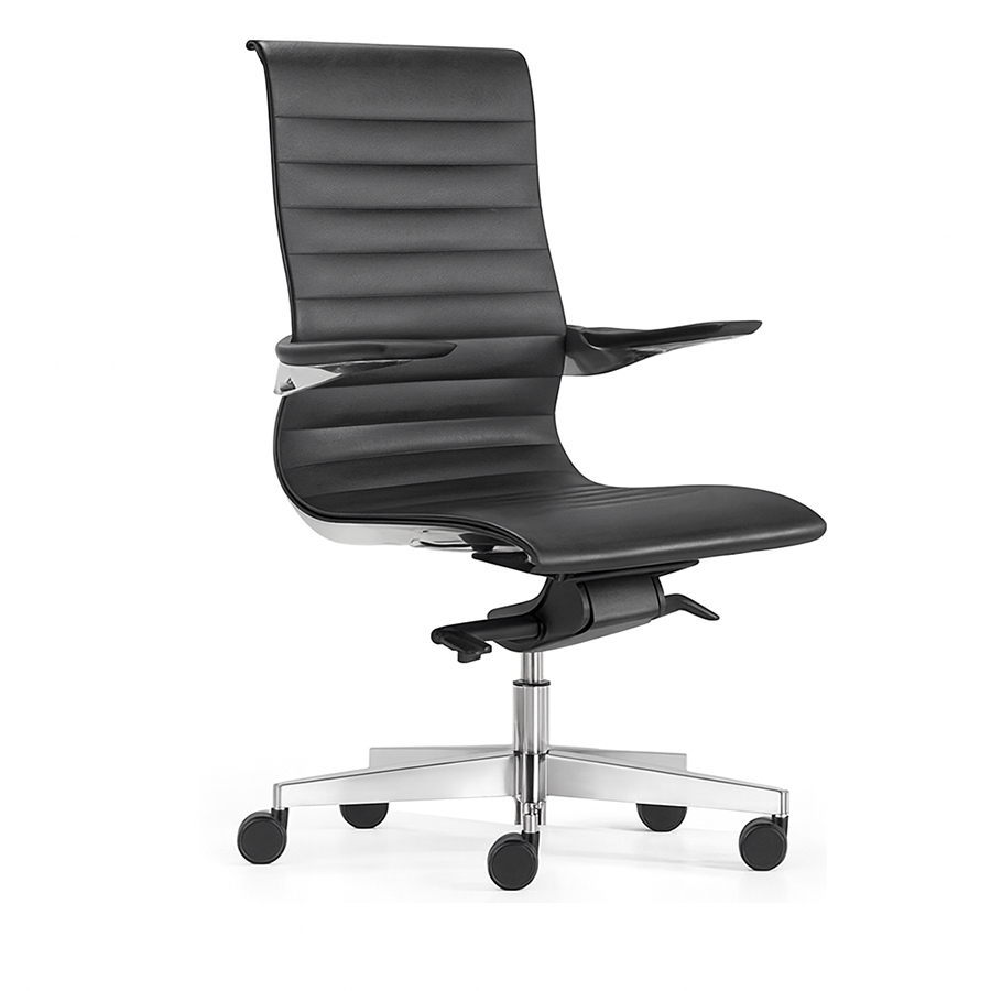 High-Back Leather Office Chair #64